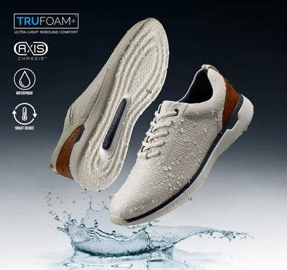 XC4® Prentiss 2 Embossed U-Throat - White Waterproof Full-Grain Leather