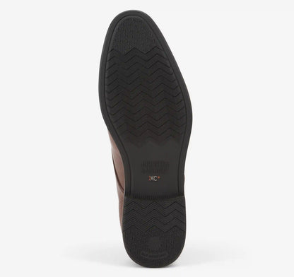 XC+™ Copley Plain Toe - Cognac Embossed Waterproof Full Grain Leather