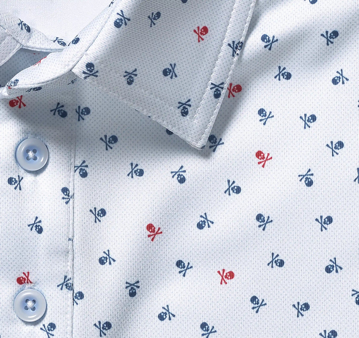 XC4® Performance Polo - Light Blue Skull