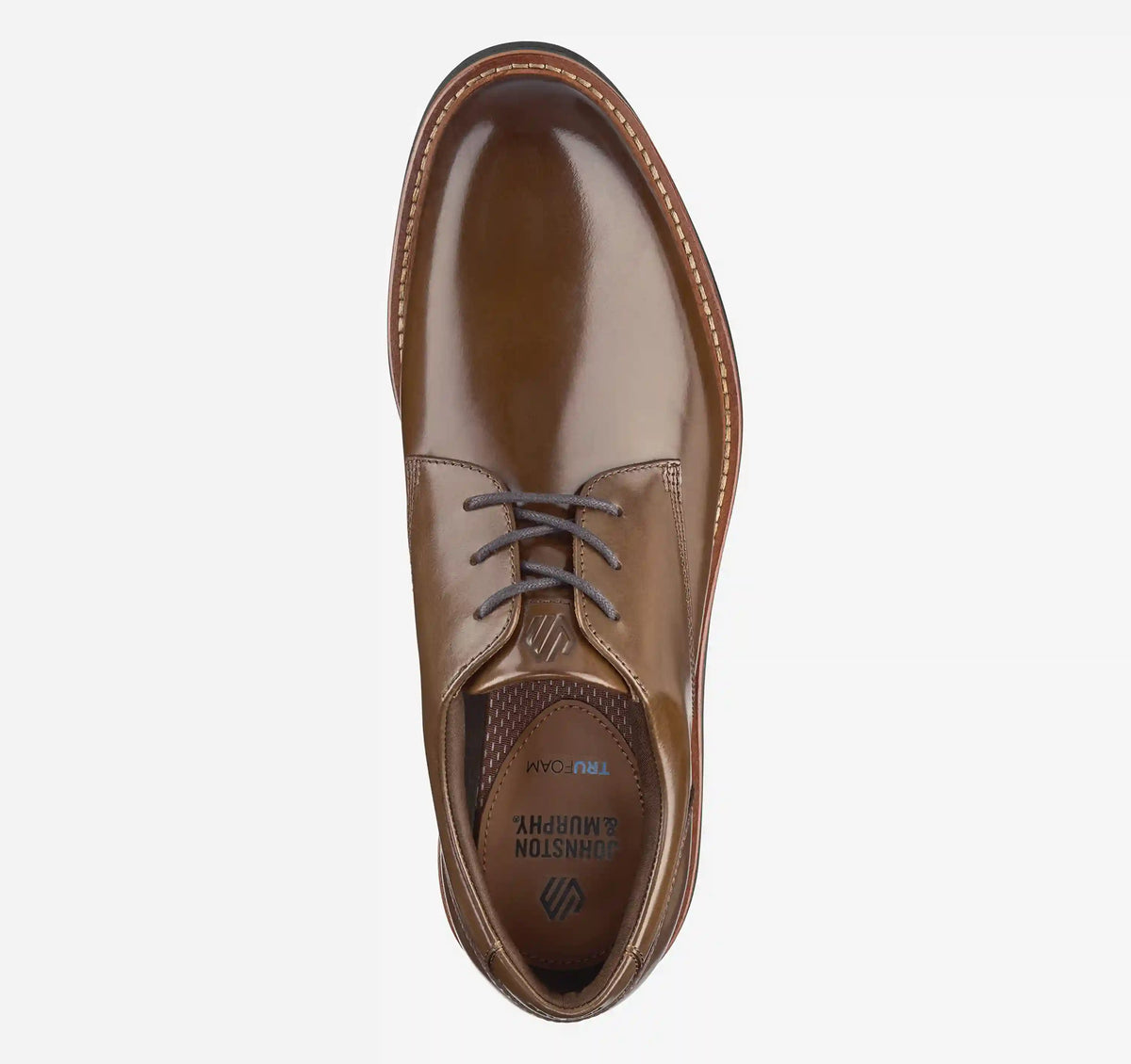 Tyson Dress Plain Toe - Tan Full-Grain Leather