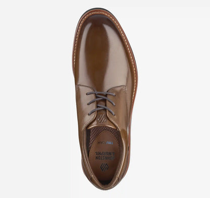 Tyson Dress Plain Toe - Tan Full-Grain Leather