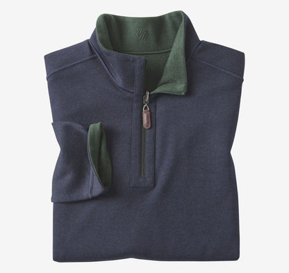 Icon Reversible Quarter-Zip - Forest/Navy