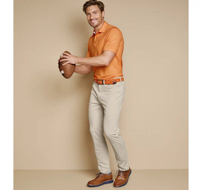 Game Day XC4® Goal Post Print Polo - Orange