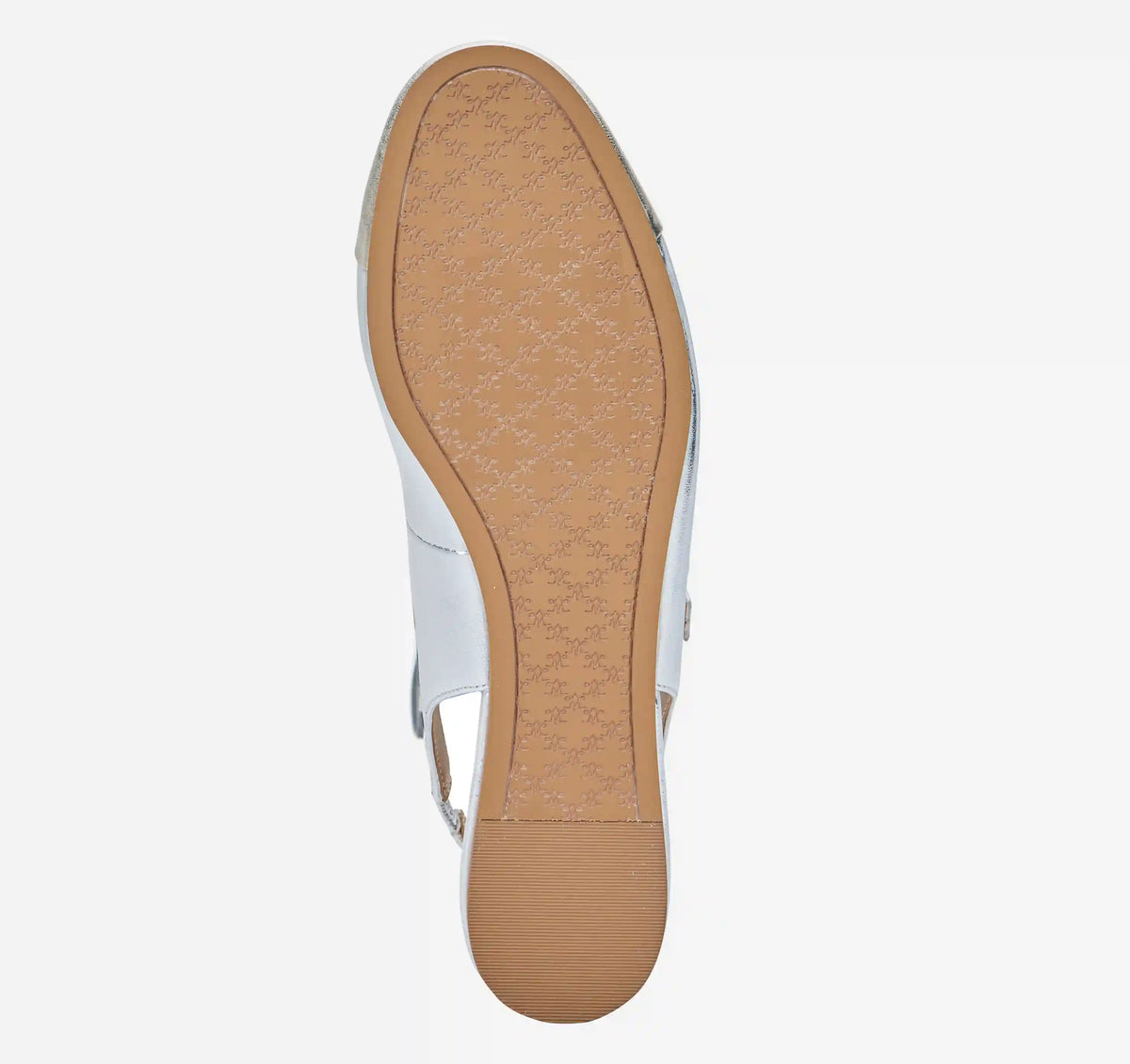 Claire Mary Jane Slingback - Silver/Gold Metallic Sheepskin