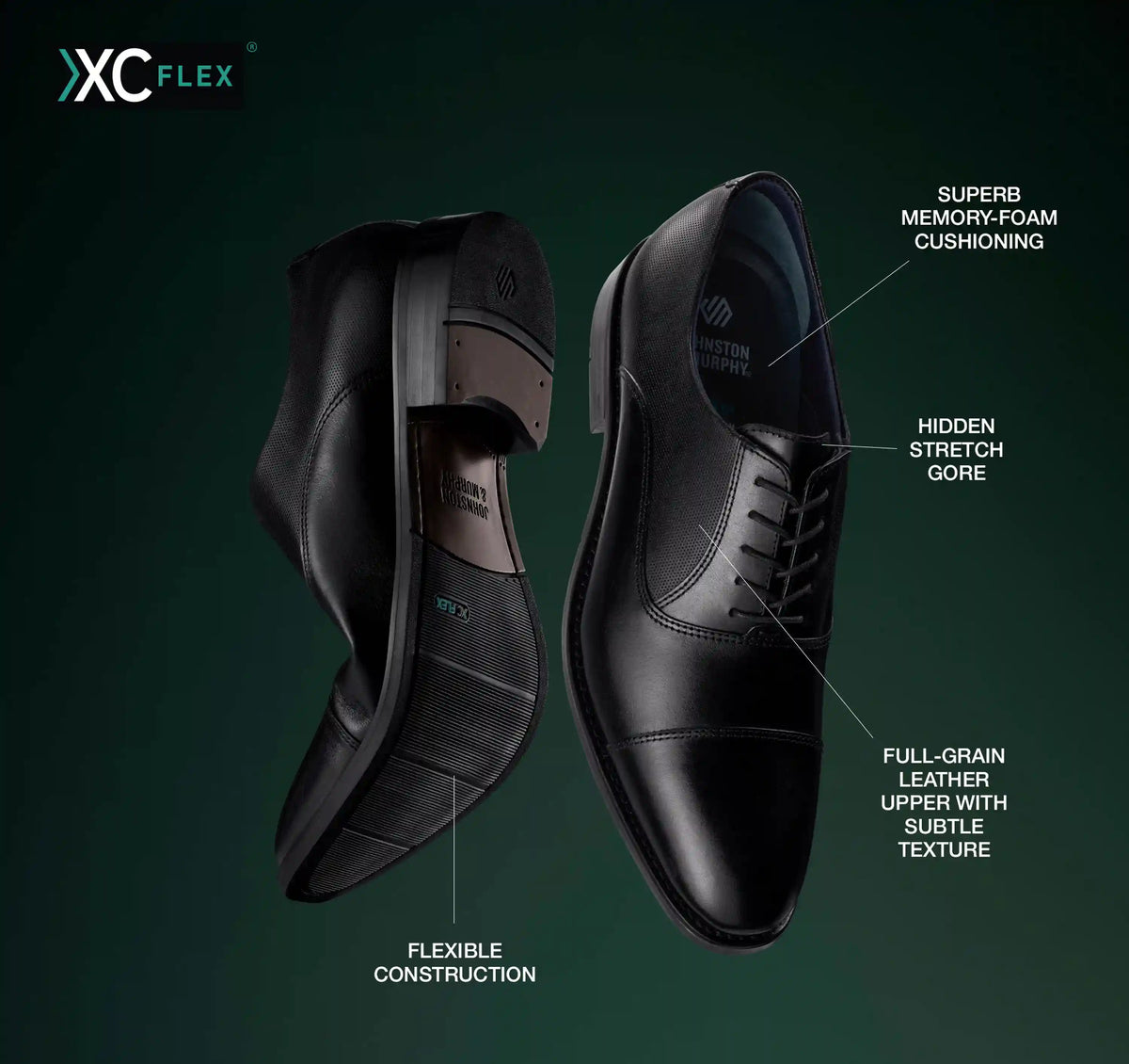 Landry Cap Toe - Black Full Grain