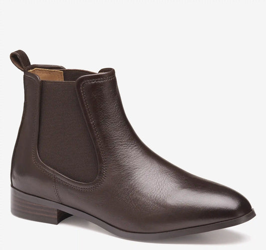Tinsley Chelsea Bootie - Dark Brown Calfskin