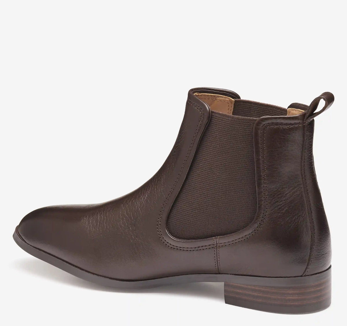 Tinsley Chelsea Bootie - Dark Brown Calfskin