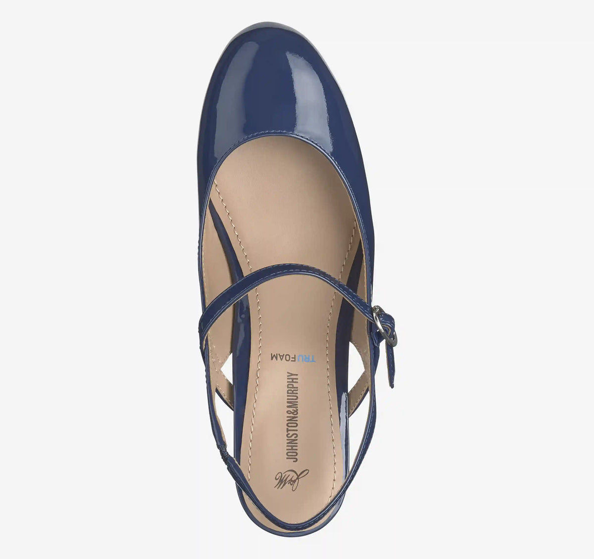 Sienna Mary Jane Slingback - Navy Patent Leather