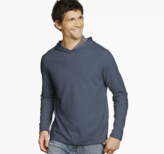 Icon Reversible Hooded Pullover - Blue/Gray