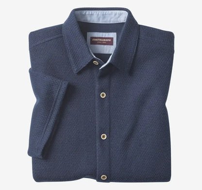 Linden Textured Short-Sleeve Shirt