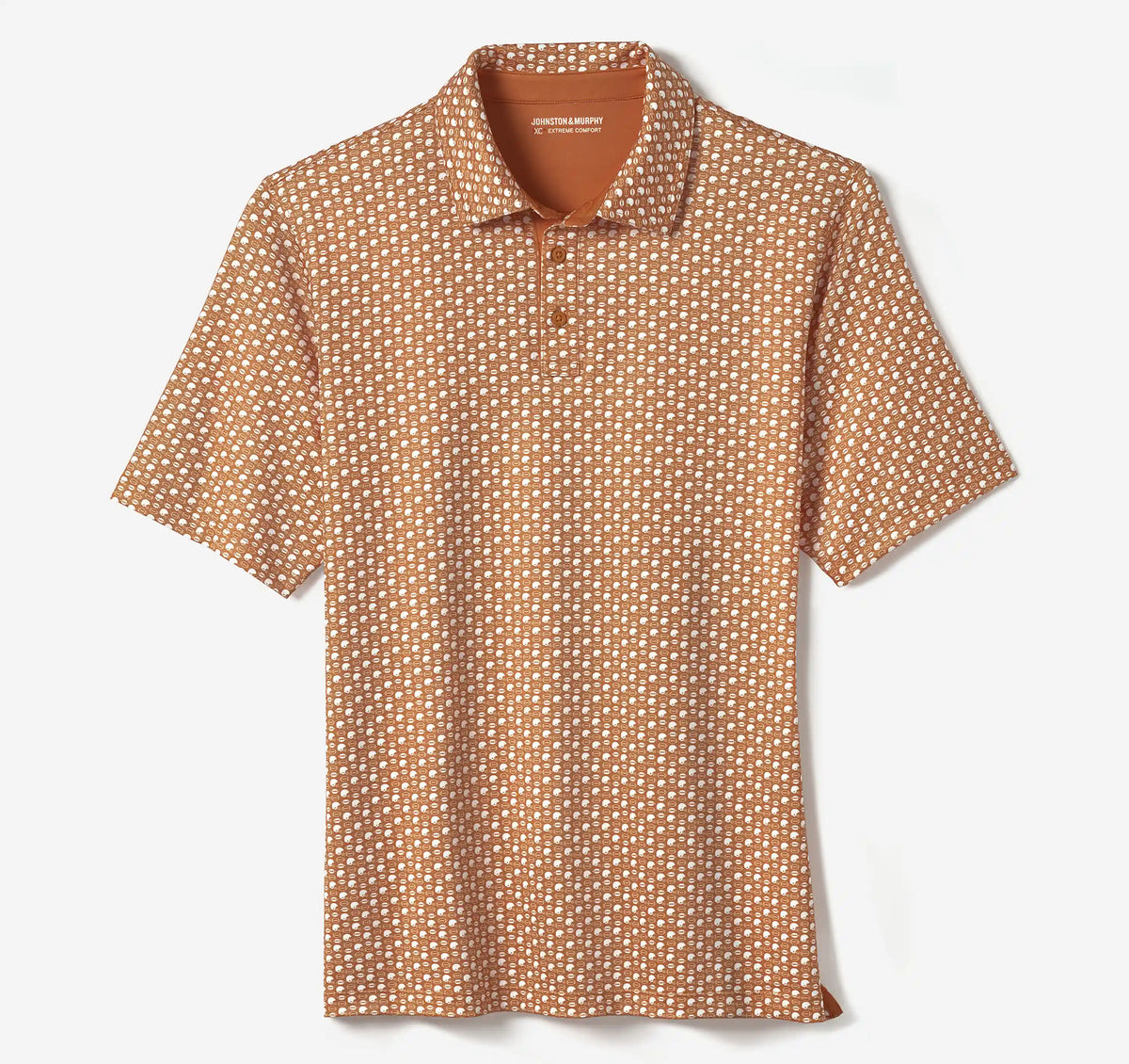 Game Day XC+™ Helmet-and-Football Print Polo - Rust
