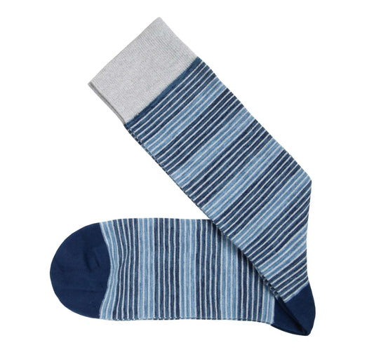 Novelty Socks - Blue Multi Gradient