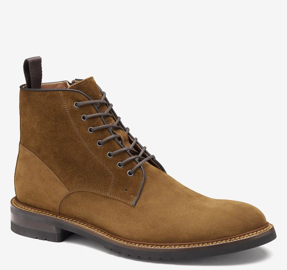 Hartford Plain Toe Boot - Snuff Italian Suede