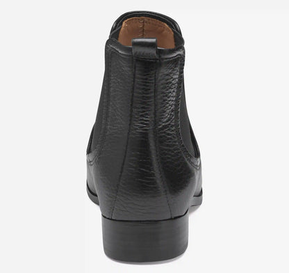 Tinsley Chelsea Bootie - Black Calfskin