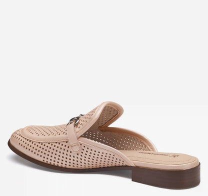 Ali Perfed Bit Mule - Blush Pearlized Glove Leather
