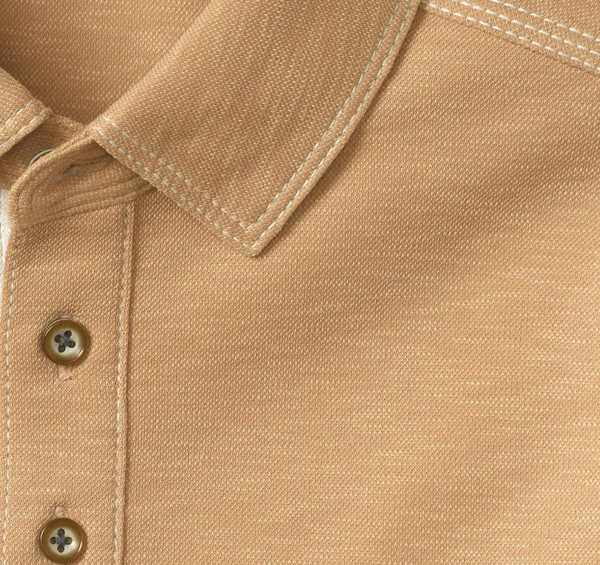 Vintage Slub Polo - Ginger