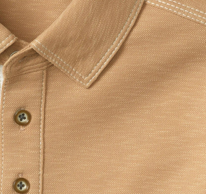 Vintage Slub Polo - Ginger