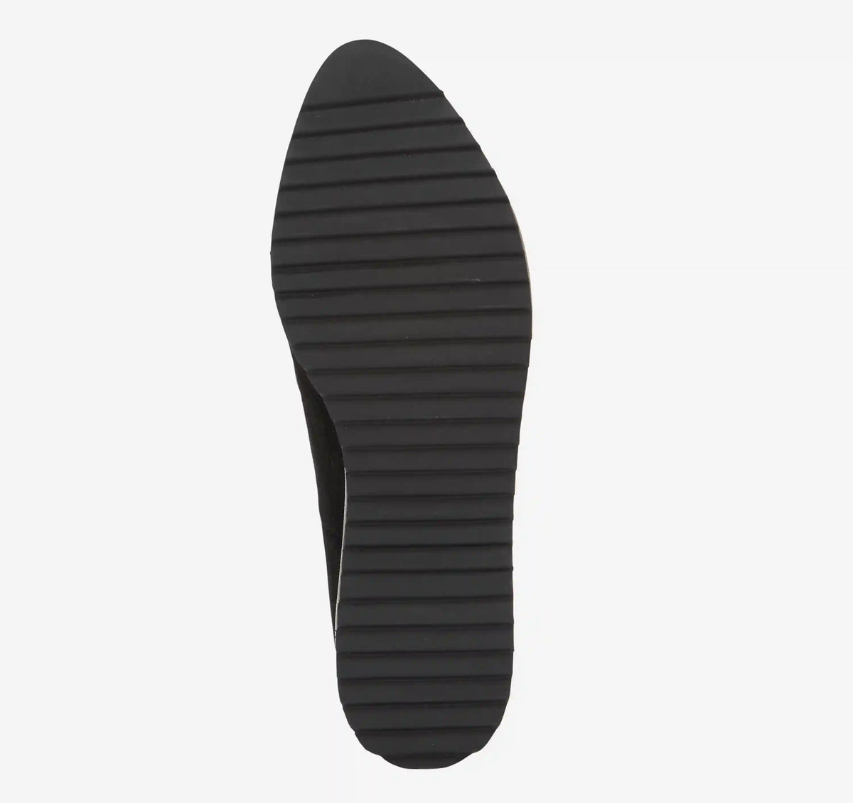 Ulyssa Studded Loafer - Black Kid Suede