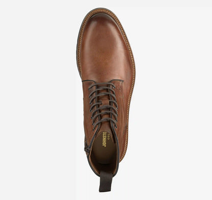 Hartford Plain Toe Boot - Tan Italian Calfskin