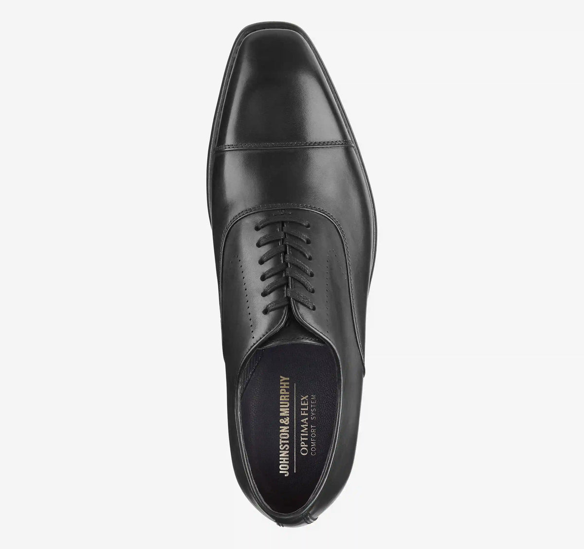 Ashton Cap Toe - Black Full-Grain Leather