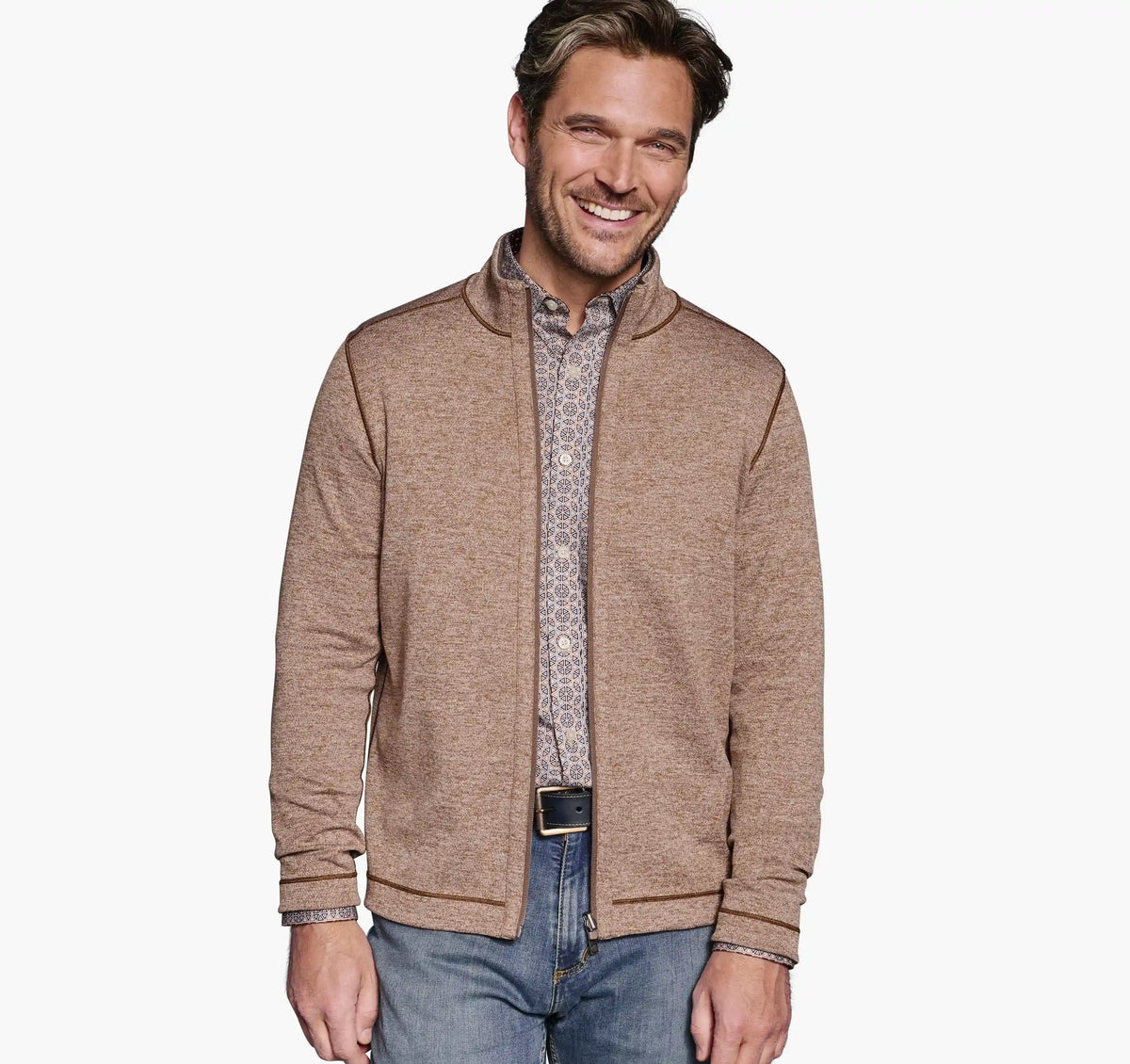 XC4® Reversible Full Zip - Brown/Rust