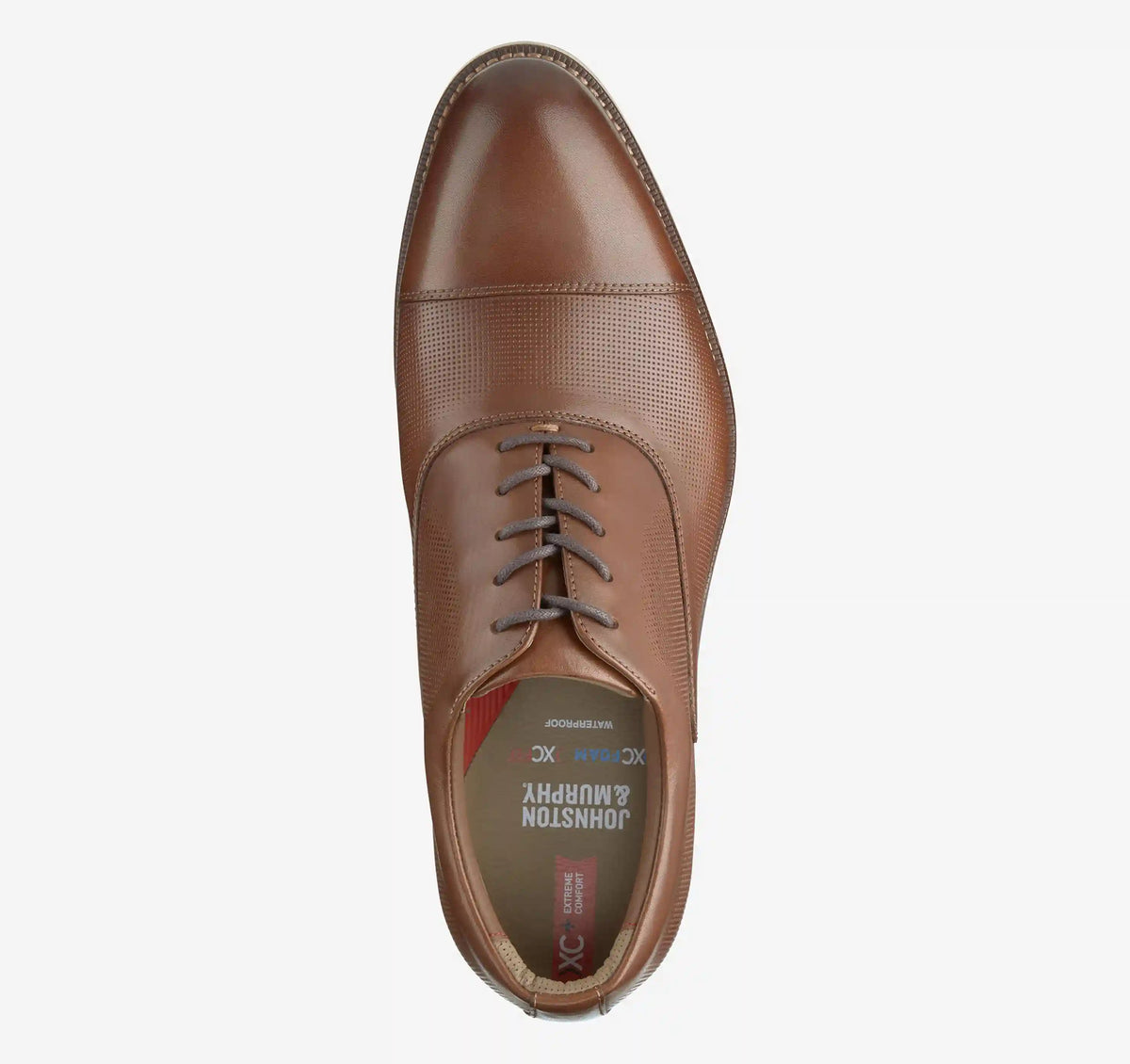 XC+™ Copley Cap Toe - Tan Waterproof Full-Grain Leather