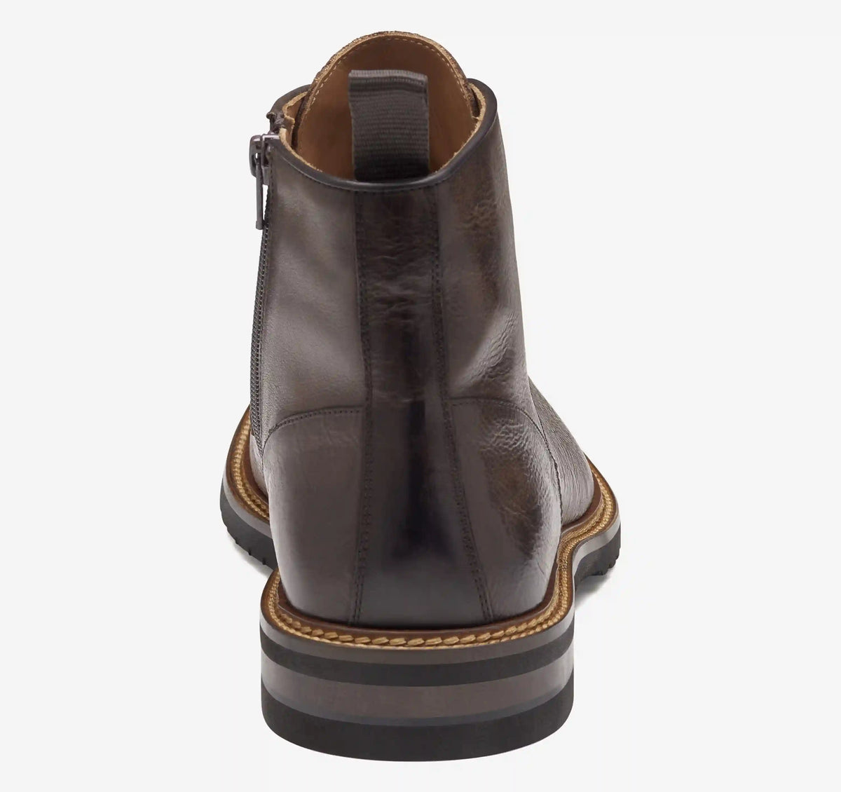Hartford Plain Toe Boot - Dark Brown Italian Calfskin