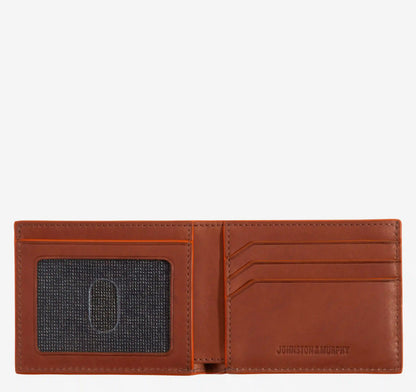 Collegiate Embossed Billfold Wallet - University of Tennessee - Tan Full Grain
