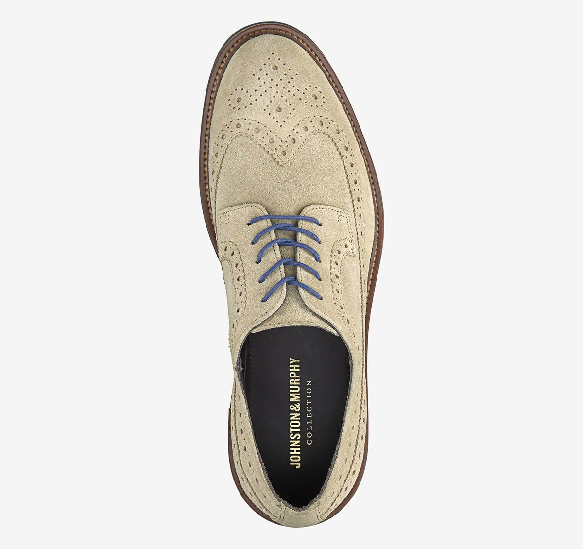 Jenson Longwing - Taupe Italian Suede