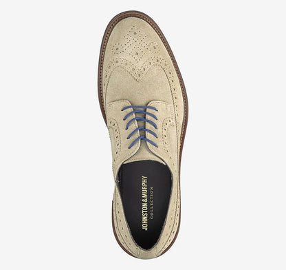 Jenson Longwing - Taupe Italian Suede