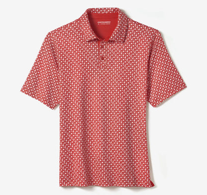 Game Day XC+™ Helmet-and-Football Print Polo - Red
