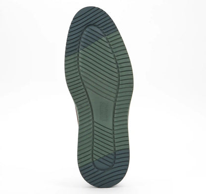 Upton Plain Toe - Tan Full Grain Leather/Green Sole