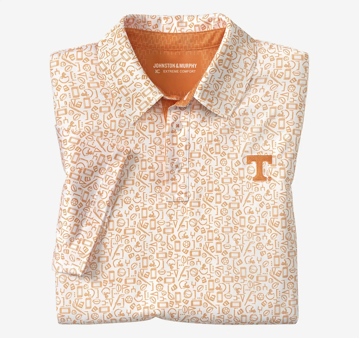 Collegiate XC+­™ Multi Sport Print Polo - University of Tennessee - Orange