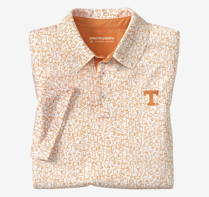 Collegiate XC+­™ Multi Sport Print Polo - University of Tennessee - Orange