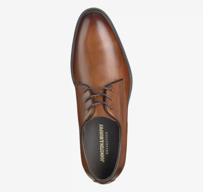 Redford Plain Toe - Tan Hand-Finished Full-Grain Leather