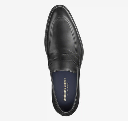 Flynch Braided Strap Loafer - Black Italian Calfskin