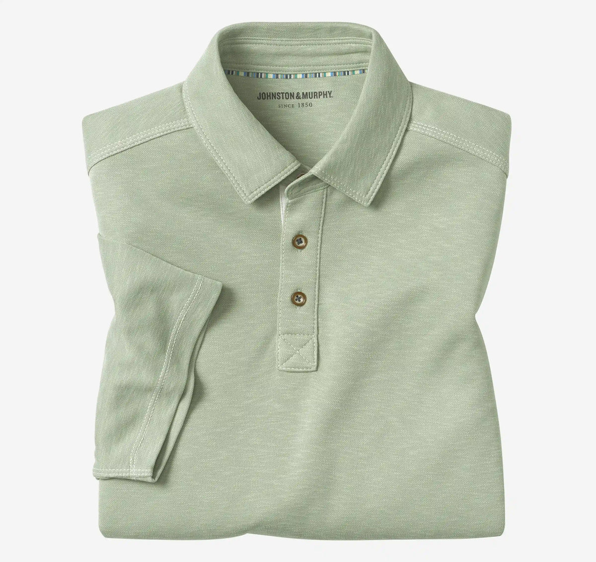 Vintage Slub Polo - Sage