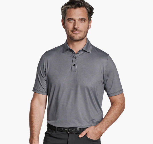 XC+™ Ace Performance Polo - Black/White Gingham