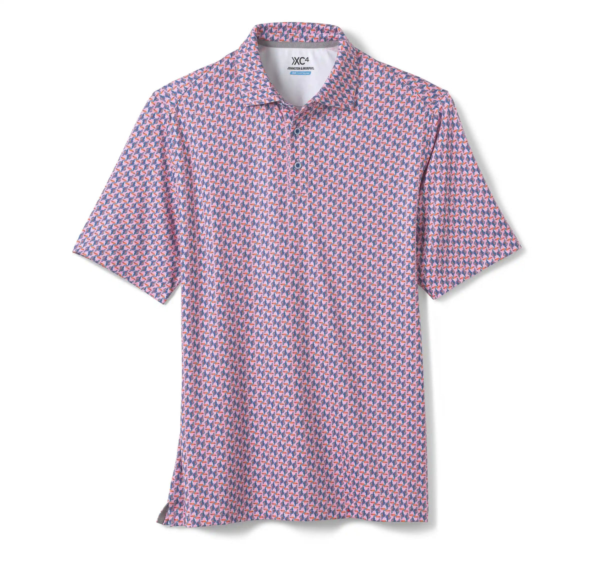 XC4® Performance Print Polos + Cool Degree® - Pink Toucan
