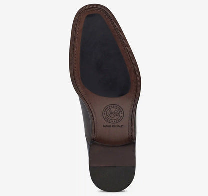 Larson 2-Eye Plain Toe - Black Italian Calfskin