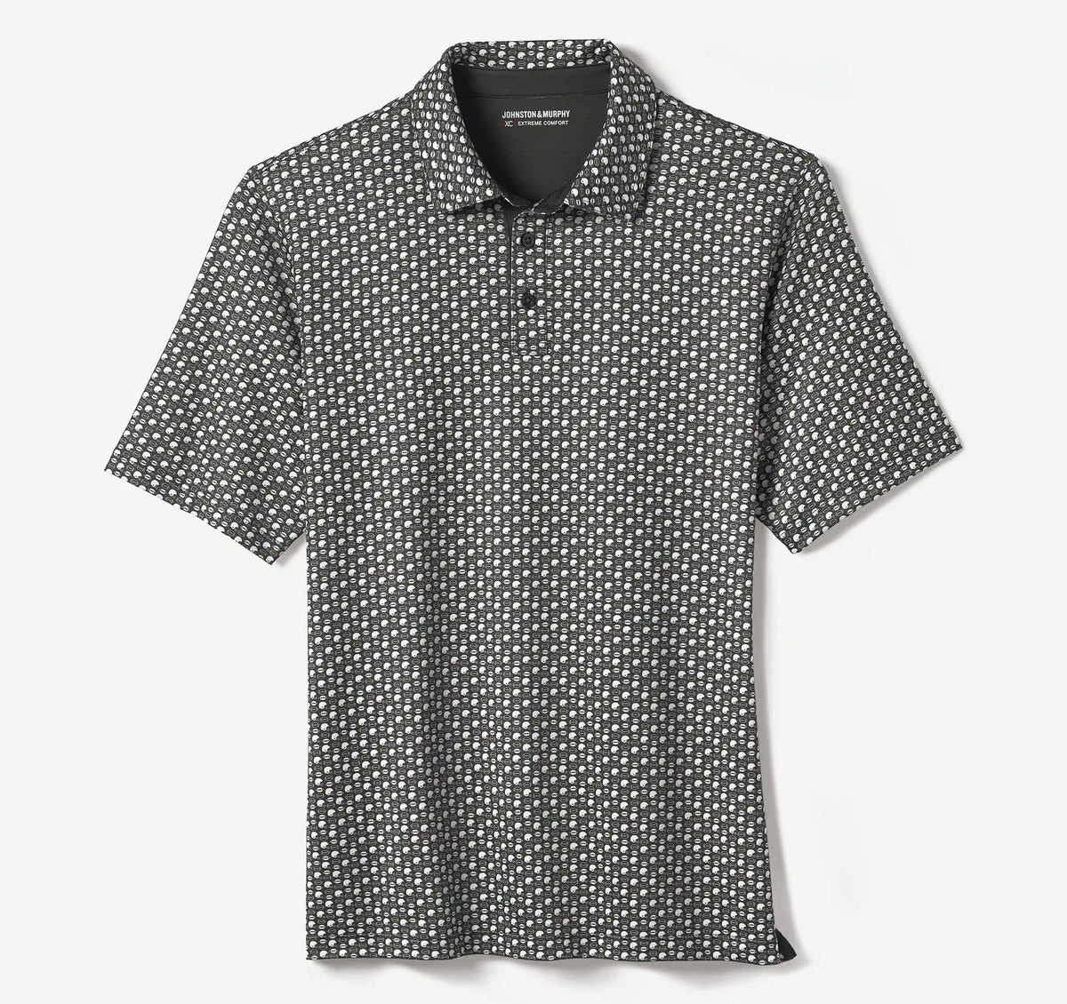 Game Day XC+™ Helmet-and-Football Print Polo - Black