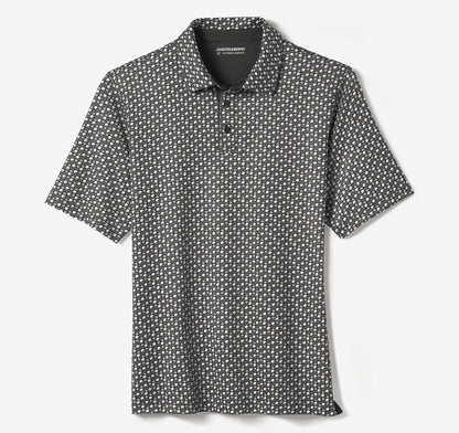 Game Day XC+™ Helmet-and-Football Print Polo - Black