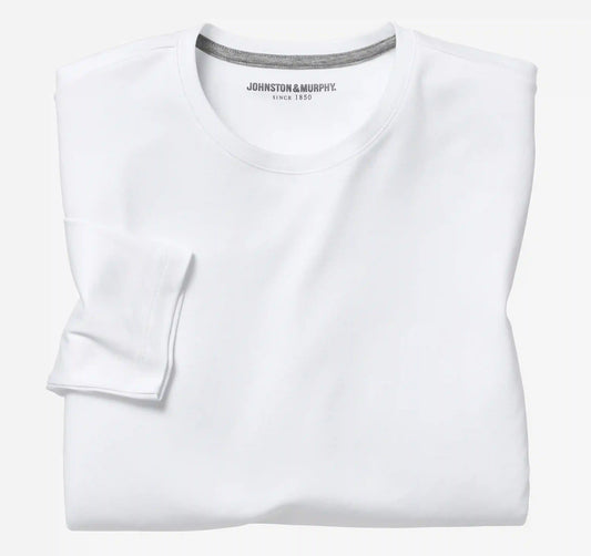 Essential Long-Sleeve Tee - White