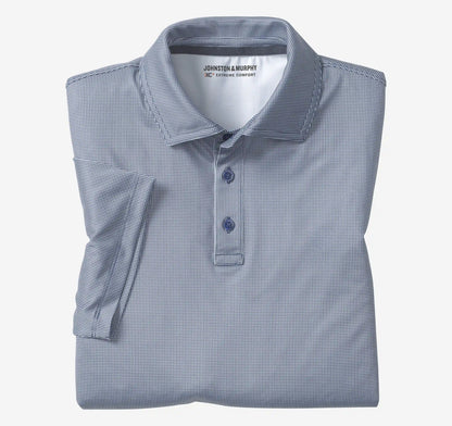 XC+™ Ace Performance Polo - Navy/White Gingham