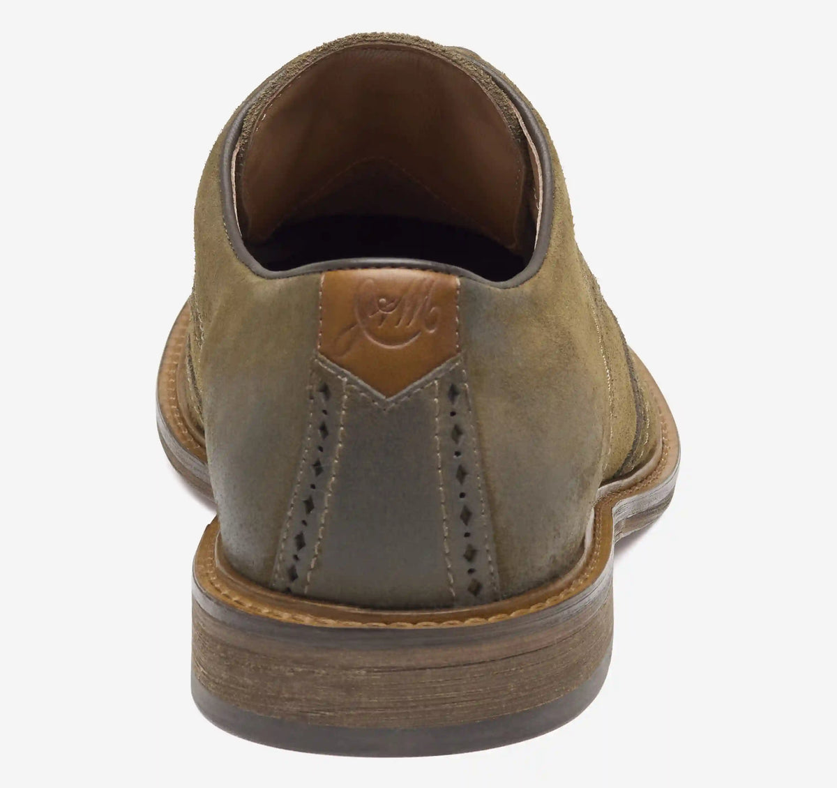 Ripley Wingtip - Moss Waxed Suede
