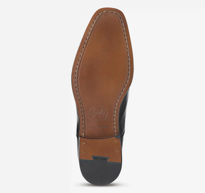 Arrister Cap Toe - Black Italian Full-Grain Leather