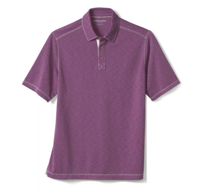 Vintage Slub Polo - Wine