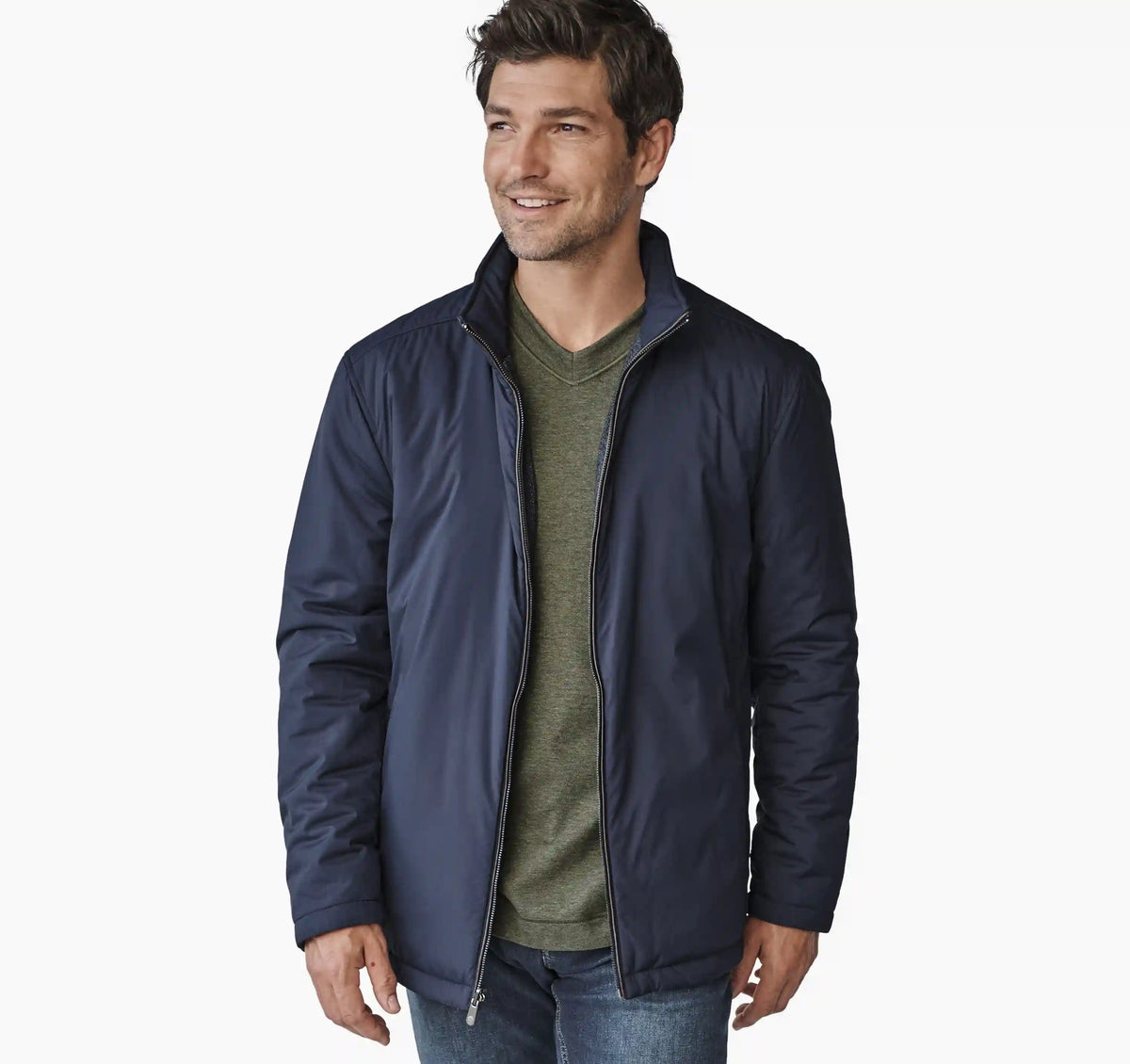 Kenner Reversible Jacket - Navy/Navy Knit