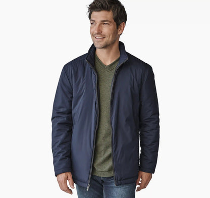Kenner Reversible Jacket - Navy/Navy Knit
