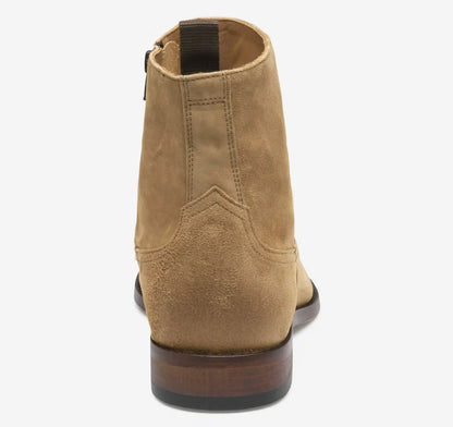 Arrister Western Boot - Tan Italian Suede